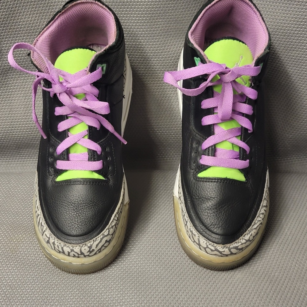 Air Jordan 3‎ Retro 7Y GS Electric Green Joker DA2304-003 School, Play, Casual